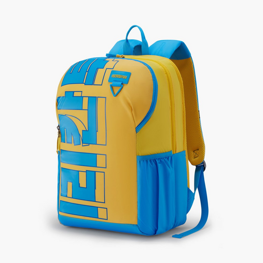 American Tourister Bag Pack Herd 01 Yellow Blue SD-1026001