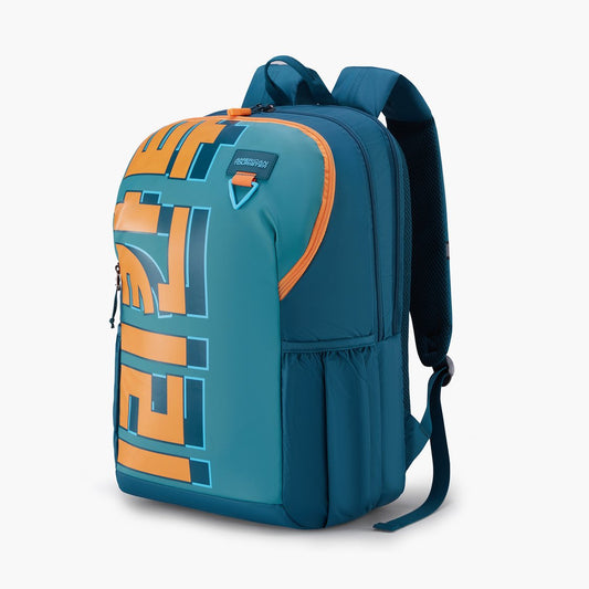 American Tourister Bag Pack Herd 01 Teal Orange SD-1051001