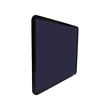 OBASIX® Superior Series Pin-up/Notice Board Blue with 20 Push-pins| Powder Coated Black Frame