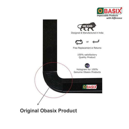 OBASIX® Superior Series Pin-up/Notice Board Turquoise Blue 20 Push-pins| Powder Coated Black Frame