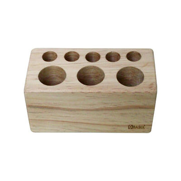 OBASIX Wooden Pen Stand for Study Table Office Desk Organizer|Natural Wooden Pen Pencil Holder|Unique Design Stationary Storage-PS05