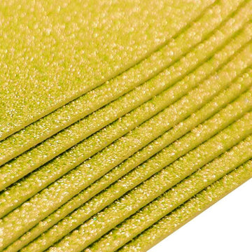 A3 Glitter Foam Sheet Without Sticker Gold