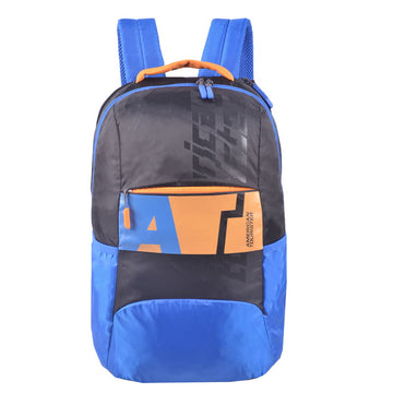 American Tourister Bag Pack Aleo+02 Black-Blue (LP0019002)