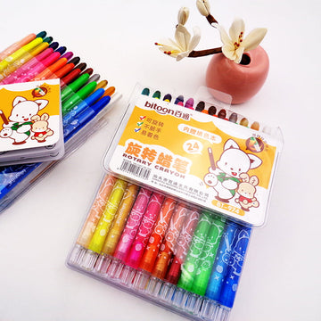 Rotary Crayon Set Kids Pk/12 BT973 (NV)
