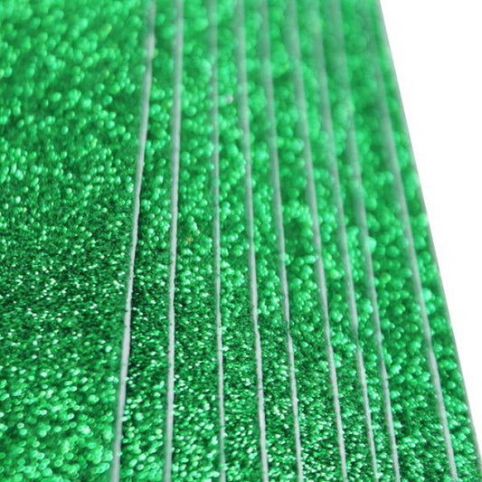 A4 Glitter Foam Sheet With Sticker Green 26164GN(JG)