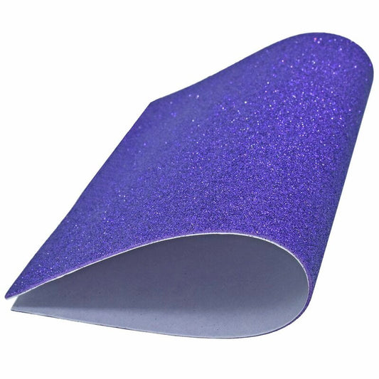 A4 Glitter Foam Sheet With Stick D Purple 26164DPE (JG)