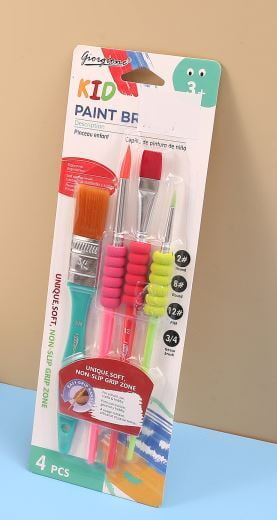 Giorgione Paint Brush Kids Pk/4 1394 (NV)