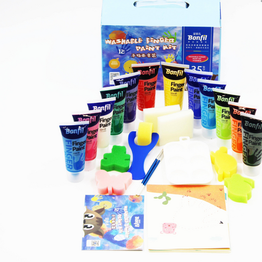 Bonfil Washable Finger Paint Kit
