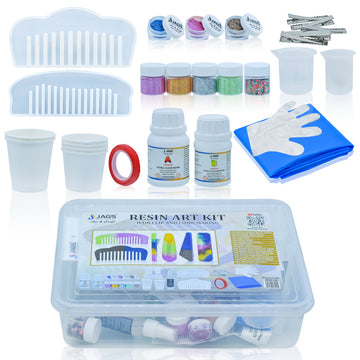 Resin Art Kit For Hair Clip & Comb Making JRAK100