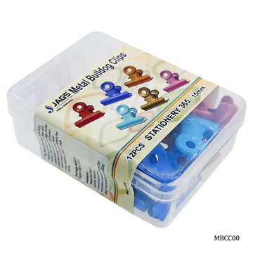 Metal Bulldog Clip Colour 15MM 12Pcs MBCC00 (JG)