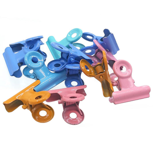 Metal Bulldog Clip Colour 15MM 12Pcs MBCC00 (JG)