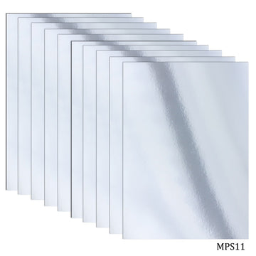 Craft Paper Mirror Silver A4 Pk of 10 MPS11