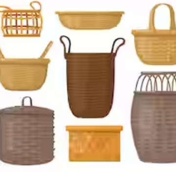 Empty Boxes, Trays and Baskets