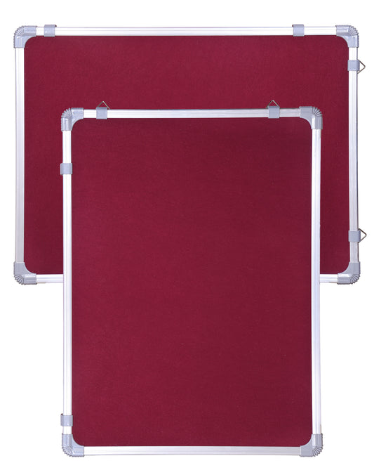 OBASIX® Pin-up (Notice Board) Classic Series Colour Maroon| Light Weight Aluminium Frame