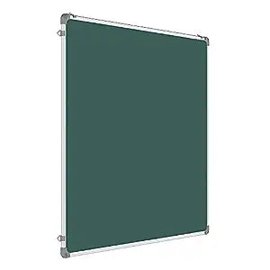 OBASIX® Double-Sided (Non-Magnetic) Whiteboard and Green Chalkboard Classic Series | Aluminium Frame