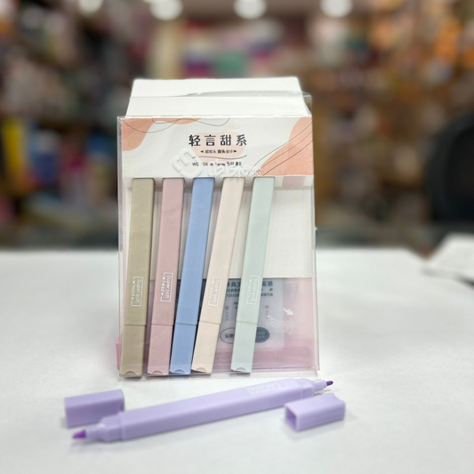 Super Soft Head marker Pen 0566B-6Pc Set