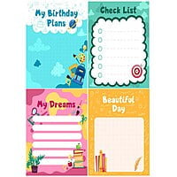 Plane Sticky Notes Pad 4X5 PSNP00 (JG)