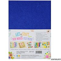 A4 Nonwoven Felt Sheet Blue ANFSBL855(JG)