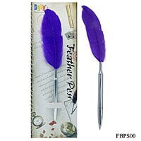 Feather Ball Pen Steel Finis Plain Body Design FBPS00(JG)