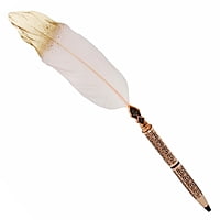Feather Ball Pen Design Ros Gold FBPD01 (JG)