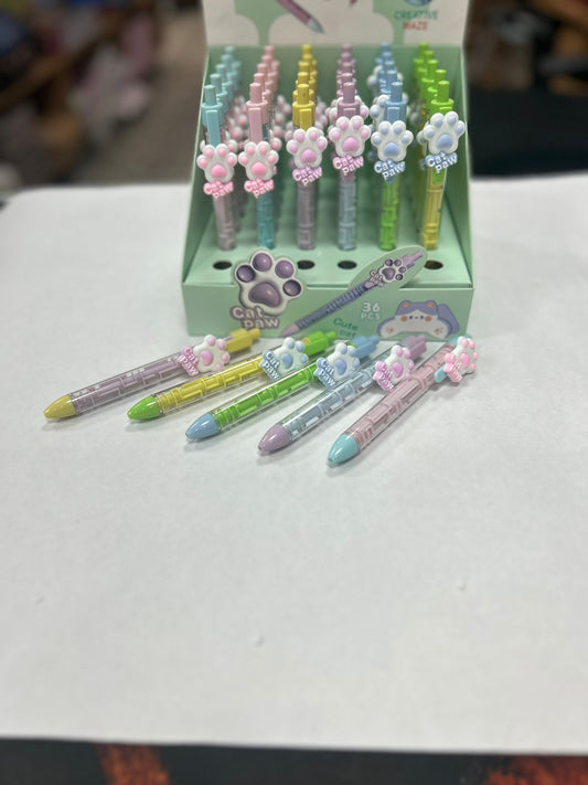 GBT-4233 PAW PUSH BUTTON GEL PEN