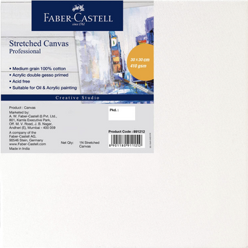 Faber Castell Canvas Board 12x12Inch (370628)