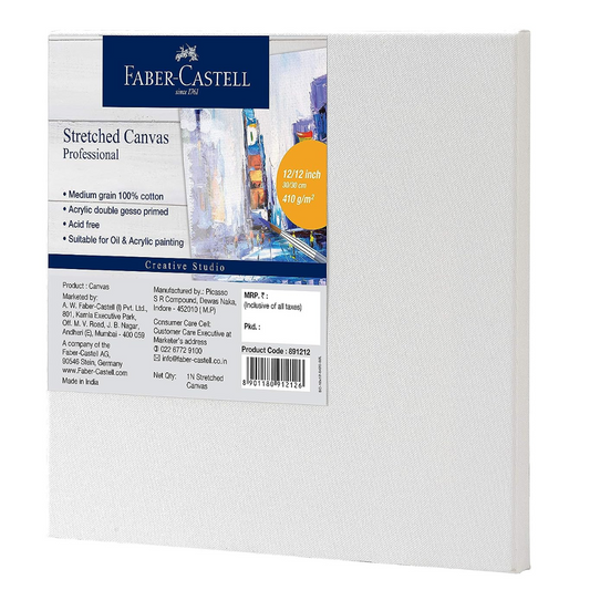 Faber Castell Canvas Board 12x12Inch (370628)