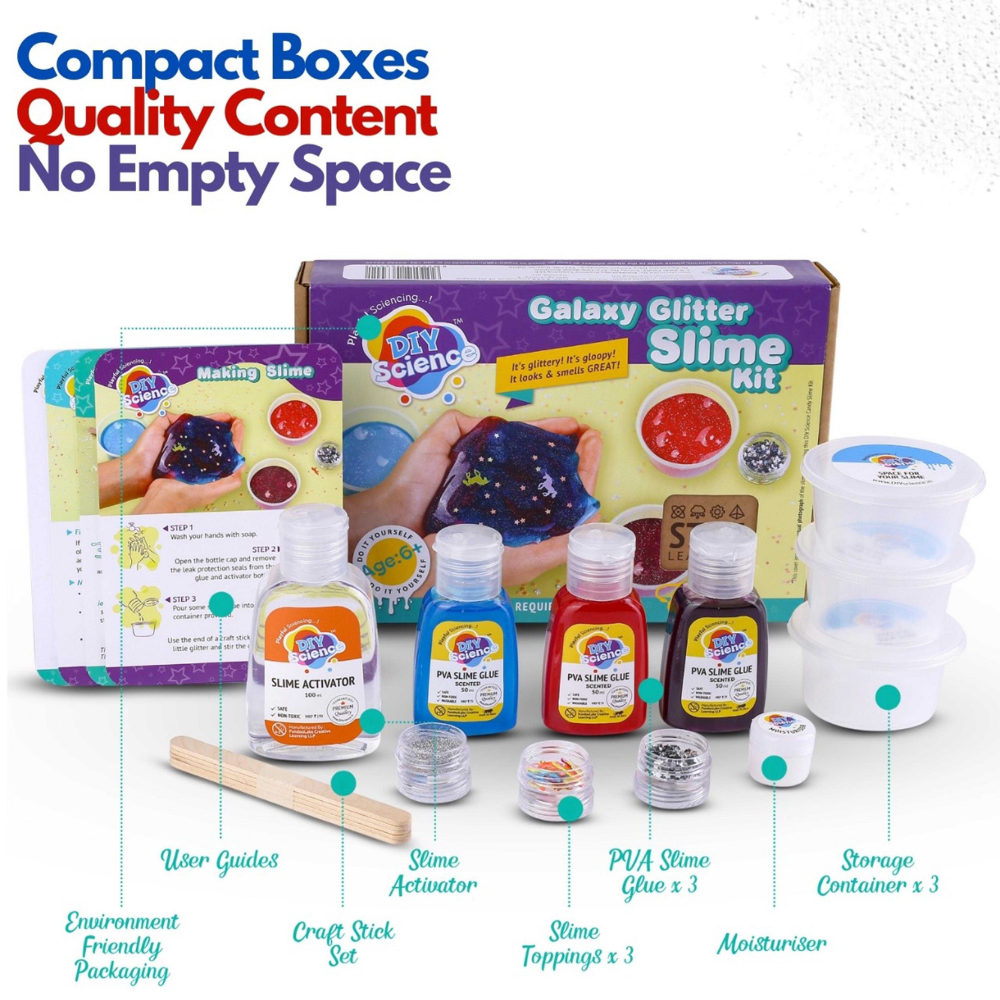 DIY Science - Galaxy Glitter Slime Kit