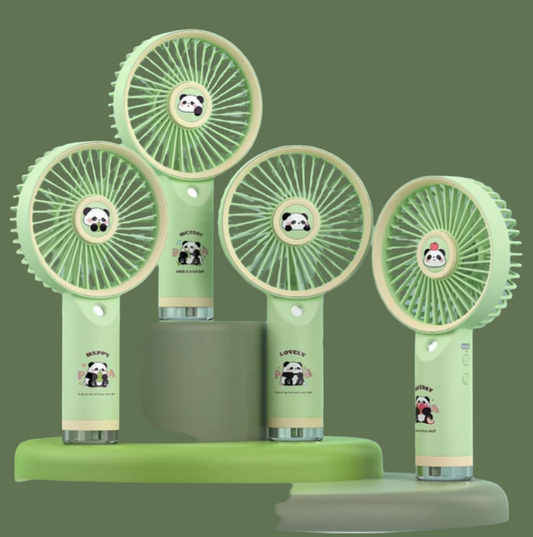 Panda Portable Rechargeable Hand Fan