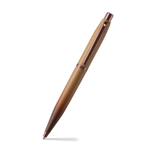 Sheaffer VFM 9428 Coffee Edition Matt Brown Ballpoint Pen with Regal Brown PVD Trims | Premium Ball Pen