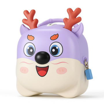 Cute Cartoon Deer Money Saving Box with Lock & Key – Kids Piggy Bank S278 (RN)