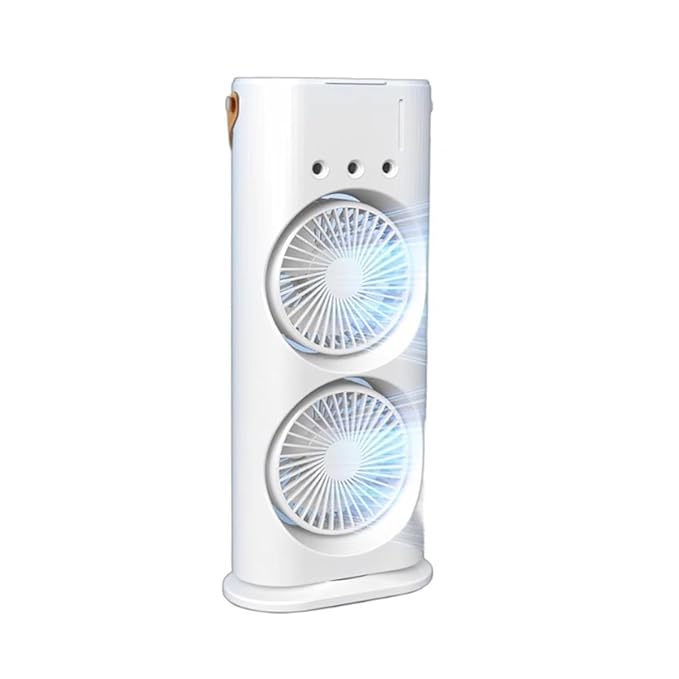 beautiful & stylist Plastic Double Ended Mist Spray Table Fan, For Air Cooling