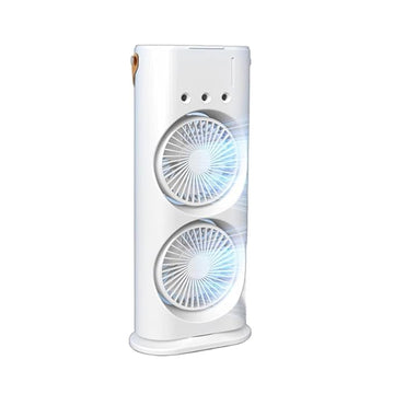 beautiful & stylist Plastic Double Ended Mist Spray Table Fan, For Air Cooling