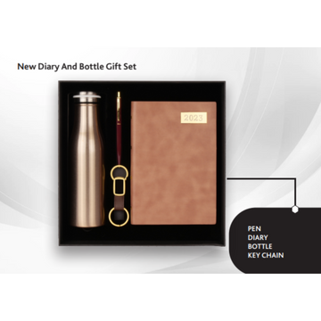 New Diary And Bottle Gift Set
