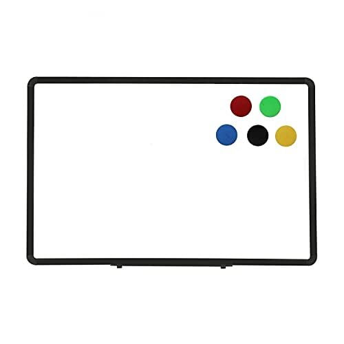 OBASIX® White board (Magnetic) Superior Series | Heavy Aluminium Frame Black