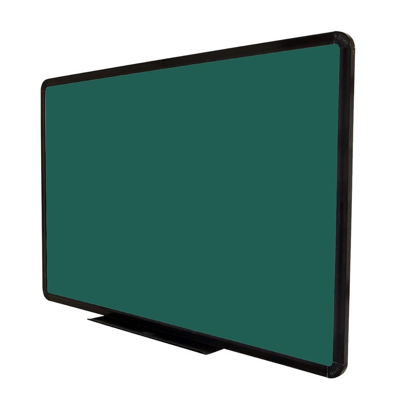 OBASIX® Superior Series Green Chalk Board (Non-Magnetic) | Heavy Aluminium Frame Black