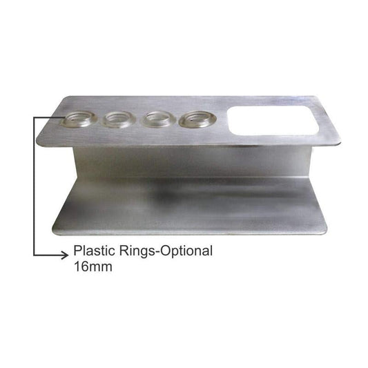 OBASIX® BOARD MARKER & DUSTER HOLDER ALUMINIUM NATURAL FINESSE
