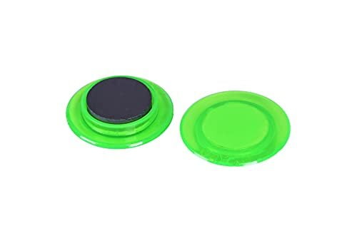 OBASIX® 40 mm Magnets for Whiteboards | Pack of 10 pcs | Colourful Magnetic Buttons