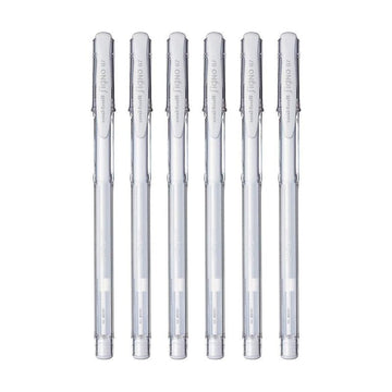 UNIBALL SIGNO ROLLER BALL PEN WHITE UM-100 (07) Pack of 12