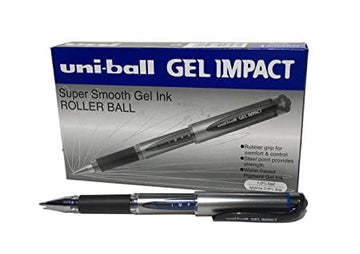 Uniball Gel Impact UM153S Blue Pen Pack of 12
