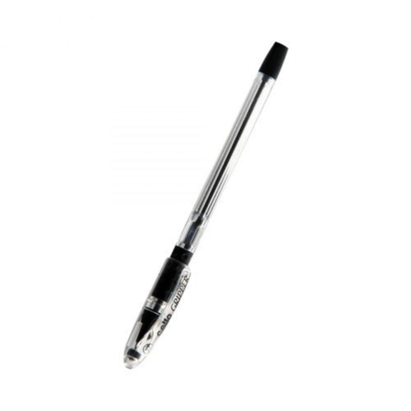 Cello Gripper Pen Black