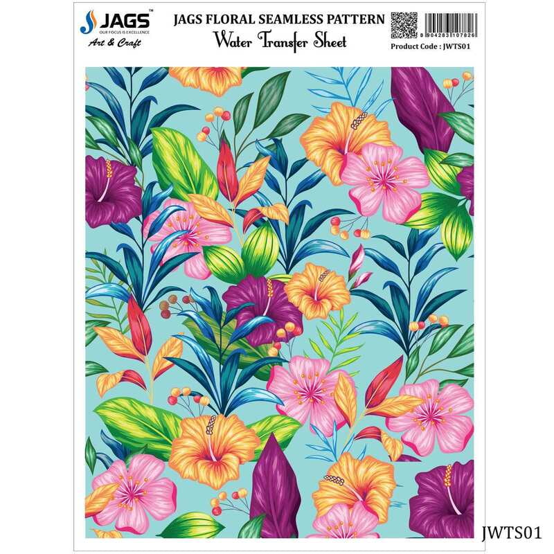 Water Transfer Sheet Floral Seamless JWTS01(JG)
