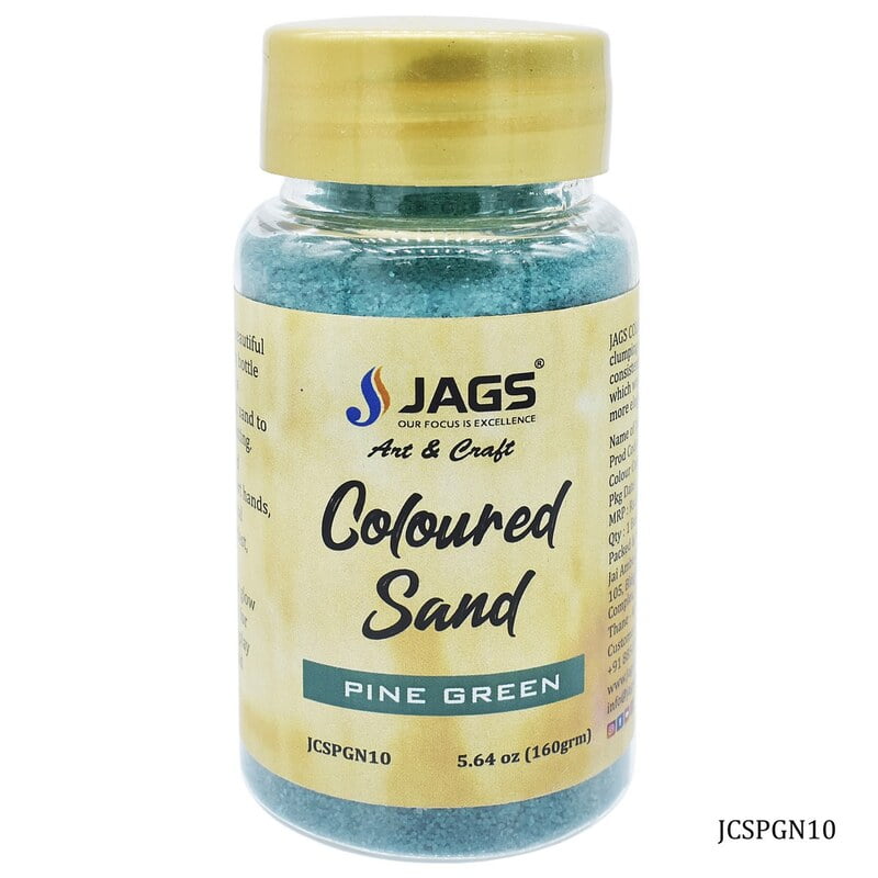 Coloured Sand 160 Gms Pine Green No 10 JCSPGN10 (JG)