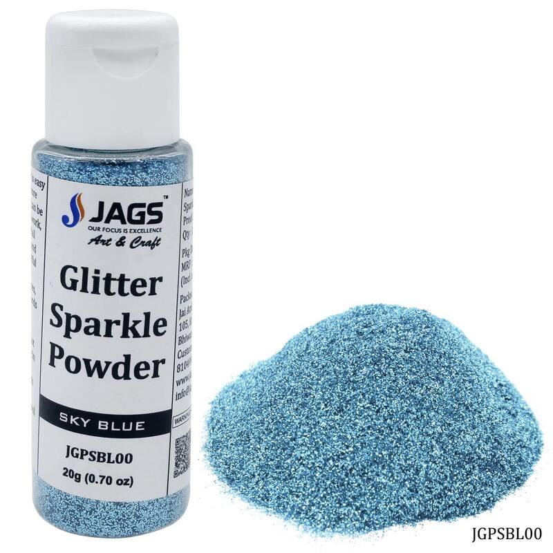 Glitter Powder Sky Blue 20gm JGPSBL00(JG)