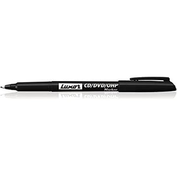 Luxor OHP CD Marker Black Mrp10 (Pack of 10)