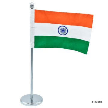 Table Top Flag Long Silver 11 Inch TT431SR (JG)