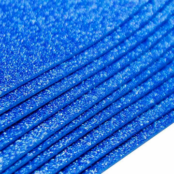 A3 Glitter Foam Sheet Without Sticker Blue