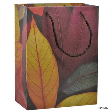 Eco Friendly Paper Beg Small 9.6x7.2 Leaf EFPBS02 (JG)