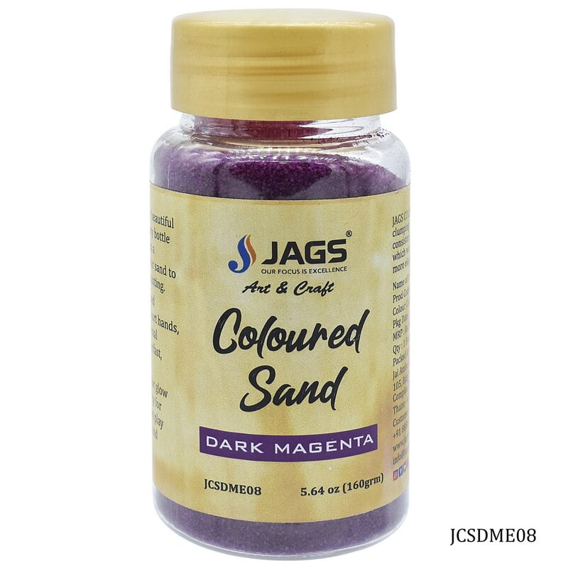 Coloured Sand 160Gms Dark Magenta No8 JCSDME08(JG)