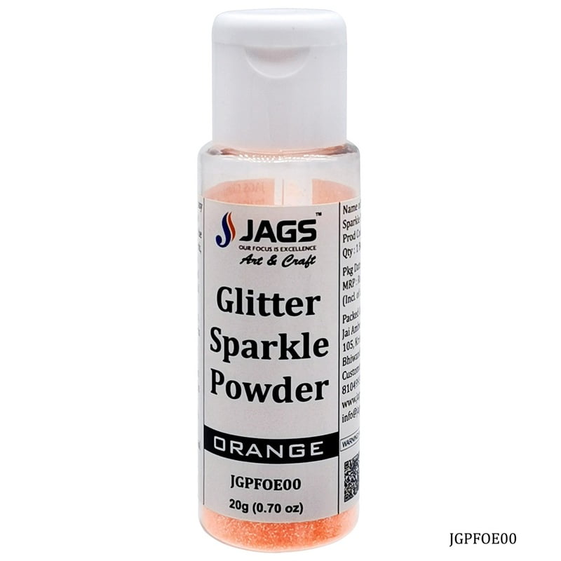 Glitter Powder Flouresnt Orange 20gm JGPFOE00(JG)